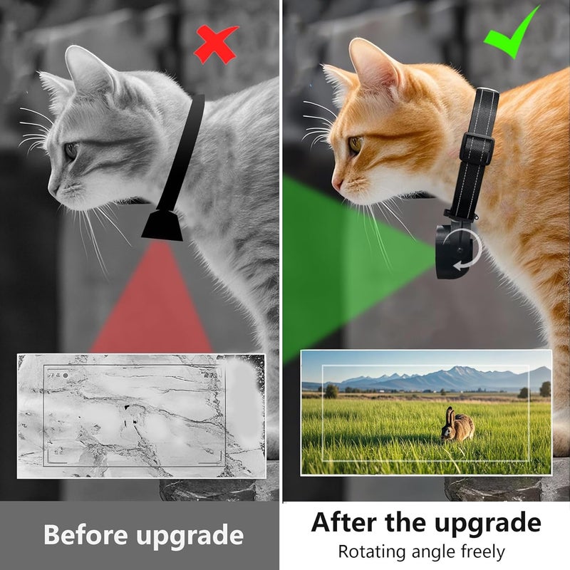 TEFIRE Dog Camera Collar, HD 1080P with Video Record Wireless Mini Sport Cam,Small Action Cameras,Body Camera for Pet Supplies/No WiFi, Indoor/Outdoor/with 32GB High-Speed Memory Card - Image 2